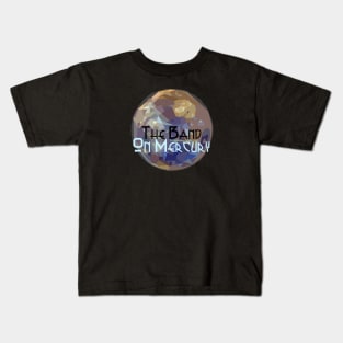 The band On Mercury planet logo blue Kids T-Shirt